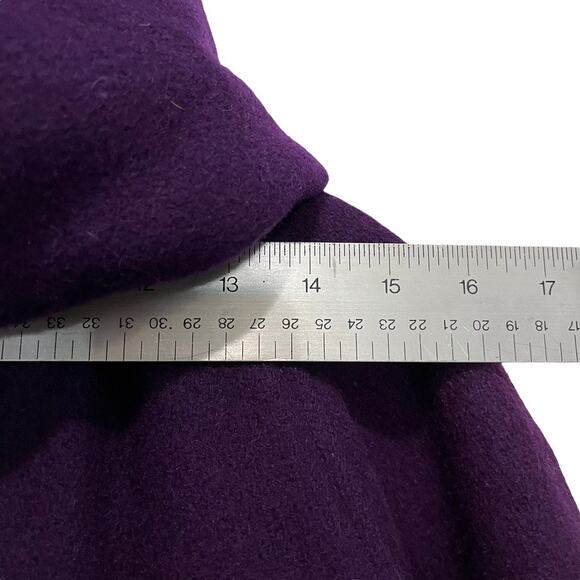 1989 Monroe Flag Twirler Varsity Letterman Jacket Tracy Purple Gold Size L XL - Picture 9 of 16